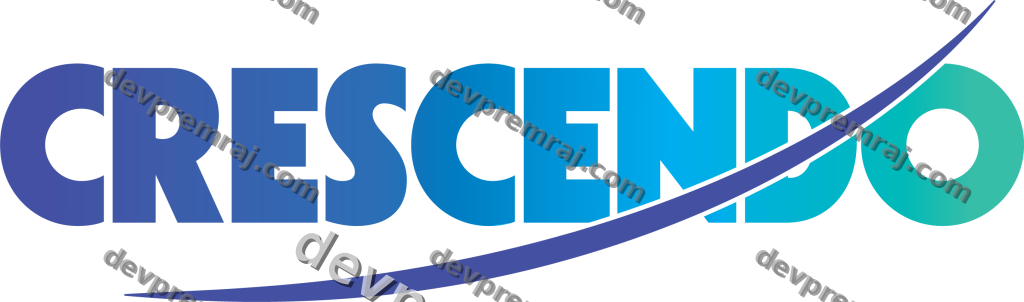 The Crescendo logo presents a bold and energetic identity for a fictional Singaporean music TV channel, capturing the spirit of growth, rhythm, and modern sound culture. The wordmark features strong, rounded sans-serif lettering that conveys confidence and approachability, while the smooth gradient transitions from deep blue to bright turquoise evoke the evolving tones of music and the diverse genres the channel celebrates. A sweeping upward arc slices through the composition, symbolising rising melodies, artistic progression, and the channel’s commitment to elevating local and international music talent. The arc also suggests motion and broadcast reach, reflecting Crescendo’s role in connecting audiences to new musical experiences. Overall, the design blends contemporary visual energy with a musical narrative, making the logo instantly recognisable, dynamic, and aspirational.